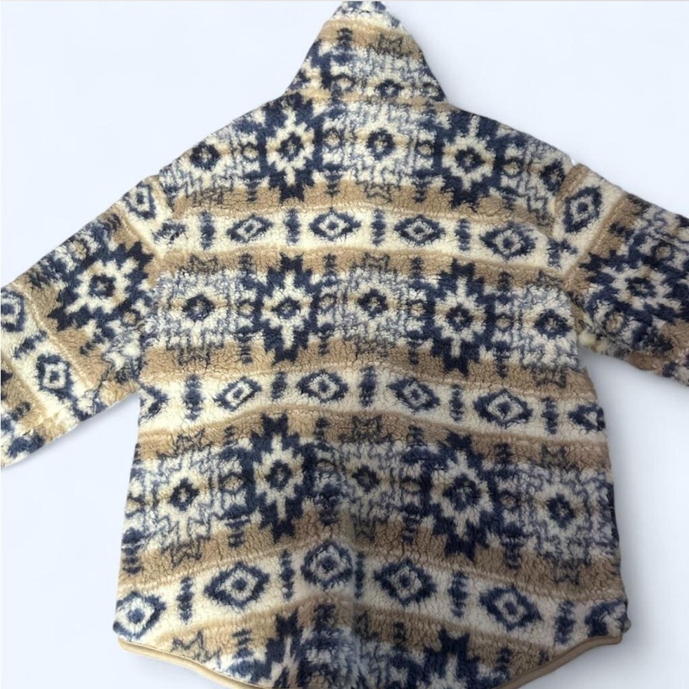 Aztec Pattern Fleece Pullover - Picture 3 of 4